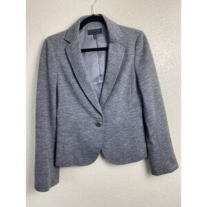 ICB 100% Wool Womens Gray Blazer Jacket Size 6 Career Office Classic